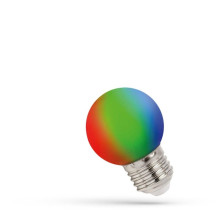 Lemputė Spectrum LED, P45, E27, 1 W, 10 lm, RGB Lemputė Spectrum LED, P45, E27, 1 W, 10 lm, RGB