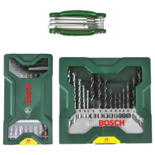 Bosch Mini X-Line Drill Set &amp; Hex-Tool 40pcs