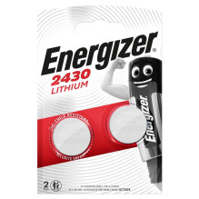 Elementai ENERGIZER CR2430, 3V, 2vnt. Elementai ENERGIZER CR2430, 3V, 2vnt.