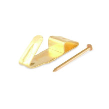 PICTURE HOOK PLAT 1 / 1 HOLE 22X7 / 16PCS