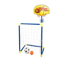 Žaisliniai futbolo vartai su krepšinio lenta 520062011 Žaisliniai futbolo vartai su krepšinio lenta 520062011