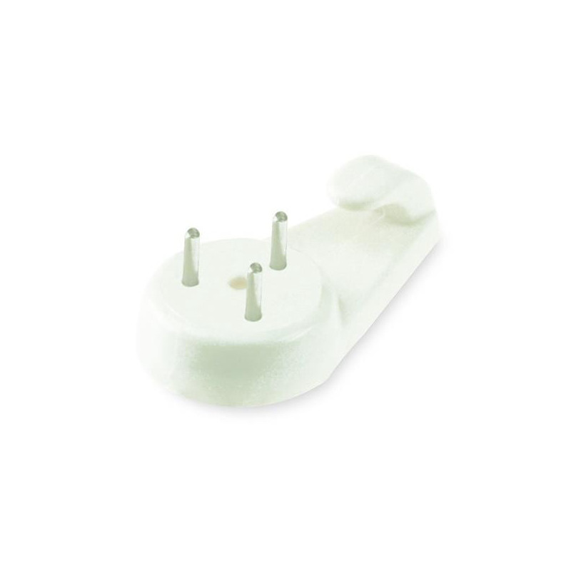 PICTURE HOOK 30X12 PLASTIC WHITE / 3PCS
