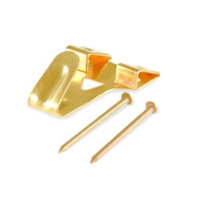 PICTURE HOOK PLAT 3 / 2 HOLES 31X20 / 6PCS