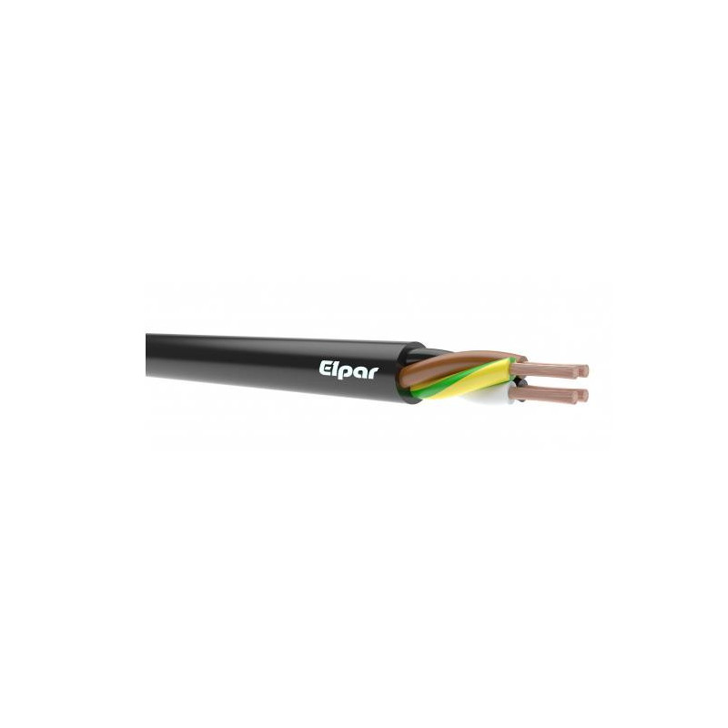 Guminis kabelis Elpar H05RR-F, 2 x 1 mm²