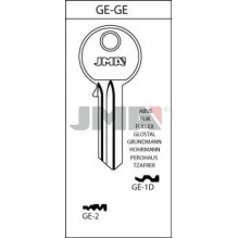 BLANK KEY GE-1D BLANK KEY GE-1D