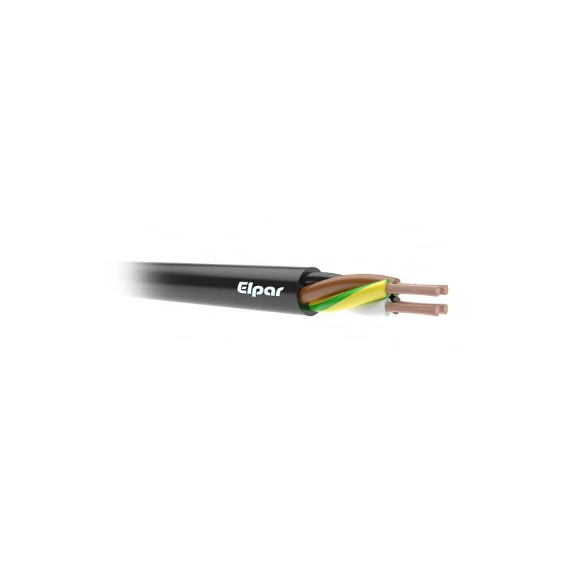 Guminis kabelis Elpar H05RR-F, 2 x 1,5 mm²