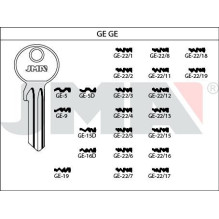 BLANK KEY GE-5D
