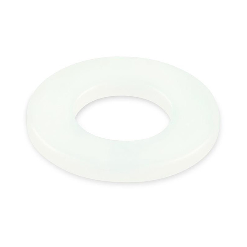 WASHER M10 PLASTIC WHITE DIN125 / 6PCS