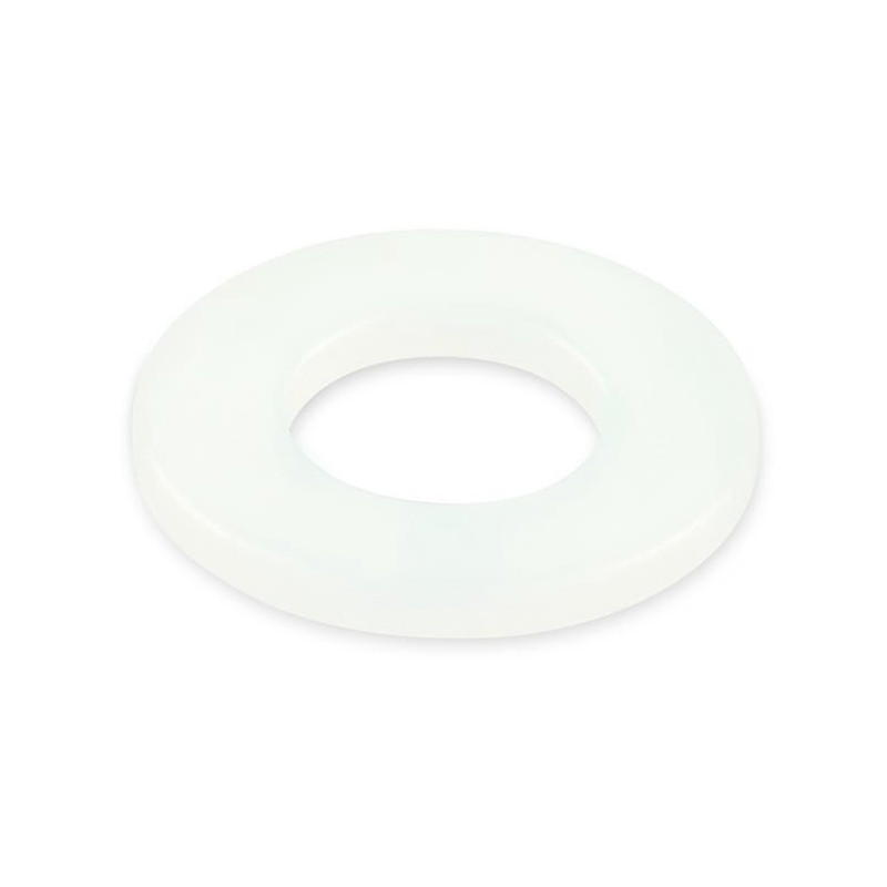 WASHER M 8 PLASTIC WHITE DIN125 / 10PCS