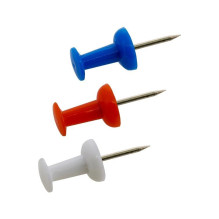 MAP PINS 25 PLASTIC COLOURS...