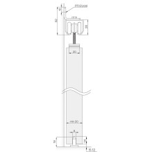Set Helaform 20705 / 75 / JR, for sliding interior doors, 2 m Set Helaform 20705 / 75 / JR, for sliding interior doors, 2 m