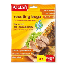 BAKING BAGS 0,35X038M 6PCS WITH CLIPS BO BAKING BAGS 0,35X038M 6PCS WITH CLIPS BO