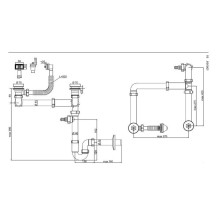 DOUBLE SINK SIPHON 1 1 / 2X 40