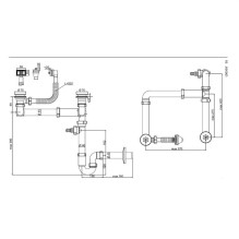 DOUBLE SINK SIPHON 1 1 / 2X 40 DOUBLE SINK SIPHON 1 1 / 2X 40