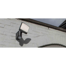 Floodlight Lutec, 17 W, 1200 lm, 5000 °K, IP44, grey
