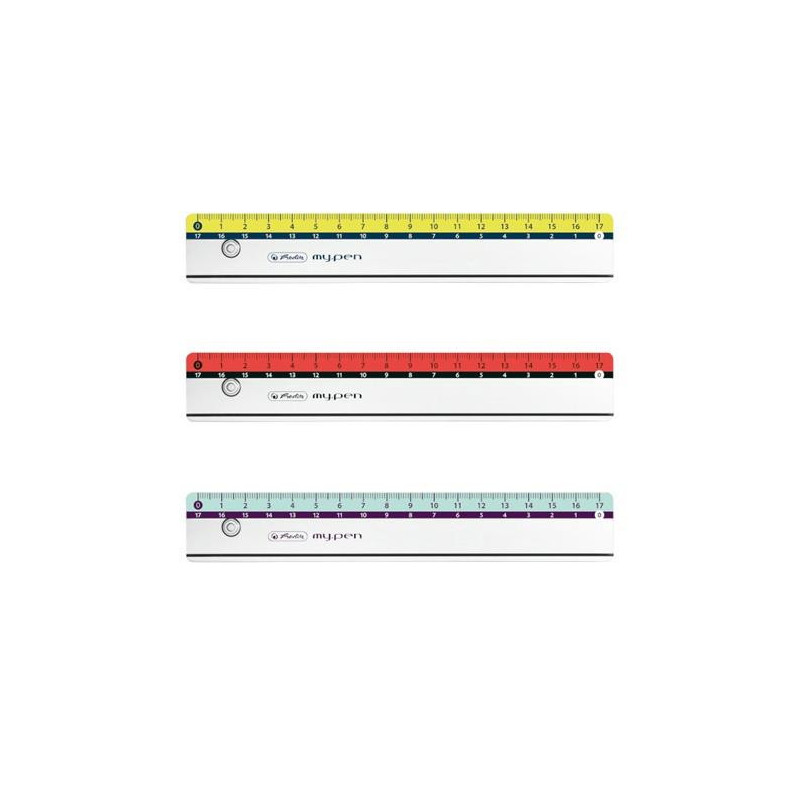 Liniuotė Herlitz 11367984, 17 cm