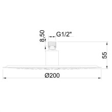 SHOWER HEAD ECO OXY 20 EXE