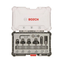 Frezų komplektas Bosch Trim & Edging, 6 dalių, 8 mm Frezų komplektas Bosch Trim & Edging, 6 dalių, 8 mm