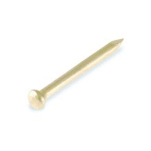 ROU.HEAD NAIL 1,2X20 BRASS...