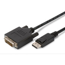 Kabelis MICRO_CONNEC Display port M, DVI M, 2m, juodas Kabelis MICRO_CONNEC Display port M, DVI M, 2m, juodas