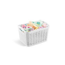 BASKET 1.5L KNIT M-095 WHITE BASKET 1.5L KNIT M-095 WHITE