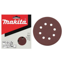 Šlifavimo diskai Makita P-43577, Nr 120, Ø125 mm, 10 vnt Šlifavimo diskai Makita P-43577, Nr 120, Ø125 mm, 10 vnt
