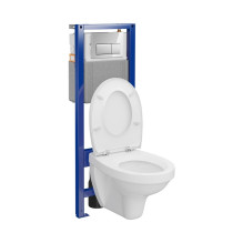 TOILET BOWL+FRAME+BUTTON AGIS S701-022 TOILET BOWL+FRAME+BUTTON AGIS S701-022