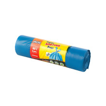 GARBAGE BAGS PLASTA BLUE 60L 8PCS GARBAGE BAGS PLASTA BLUE 60L 8PCS