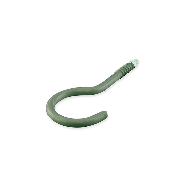 BENDED HOOK 40X3,0X15X9 BLACK / 4PCS