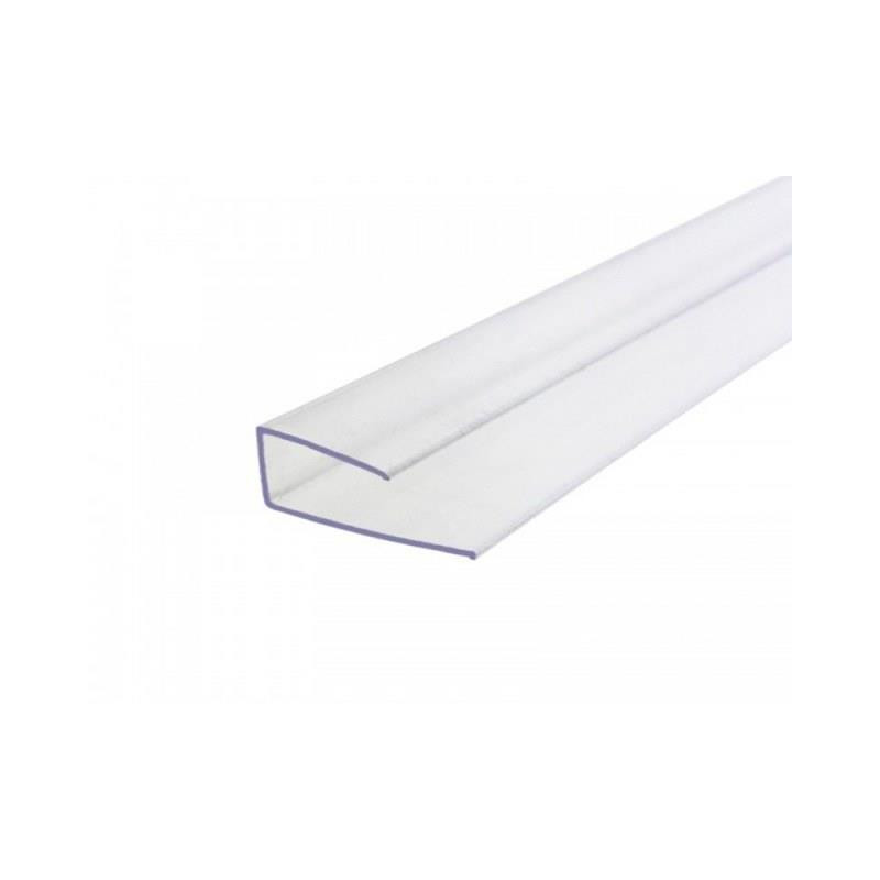 Polikarbonato profilis U, 1 x 210 cm