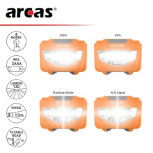 HEADLIGHT ARCAS 3W LED 4.FUNCT+3XAAA HEADLIGHT ARCAS 3W LED 4.FUNCT+3XAAA
