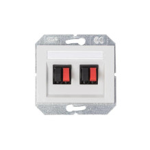 Audio socket 2 v white gl04-02 xp500