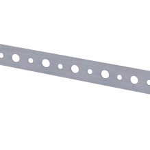 Tvirtinimo juosta, perforuota, 20 x 1 mm, 10 m, 2 skylių Tvirtinimo juosta, perforuota, 20 x 1 mm, 10 m, 2 skylių