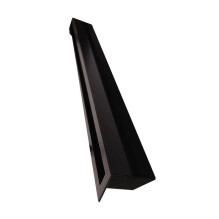 Aero grate NORDFLAM 60x580mm black Aero grate NORDFLAM 60x580mm black
