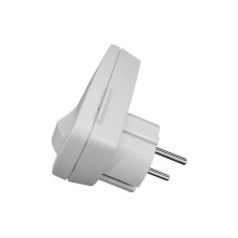 ANGLED PLUG WITH SWITCH IP20 WHITE 10231 ANGLED PLUG WITH SWITCH IP20 WHITE 10231