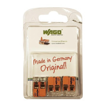 WAGO CONNECTOR 2X0,5-6MM2 3 PCS 32A.
