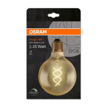OSRAM LED BULB, G125, E27, 4.5 W, 300 lm, 2000 K, DIM OSRAM LED BULB, G125, E27, 4.5 W, 300 lm, 2000 K, DIM