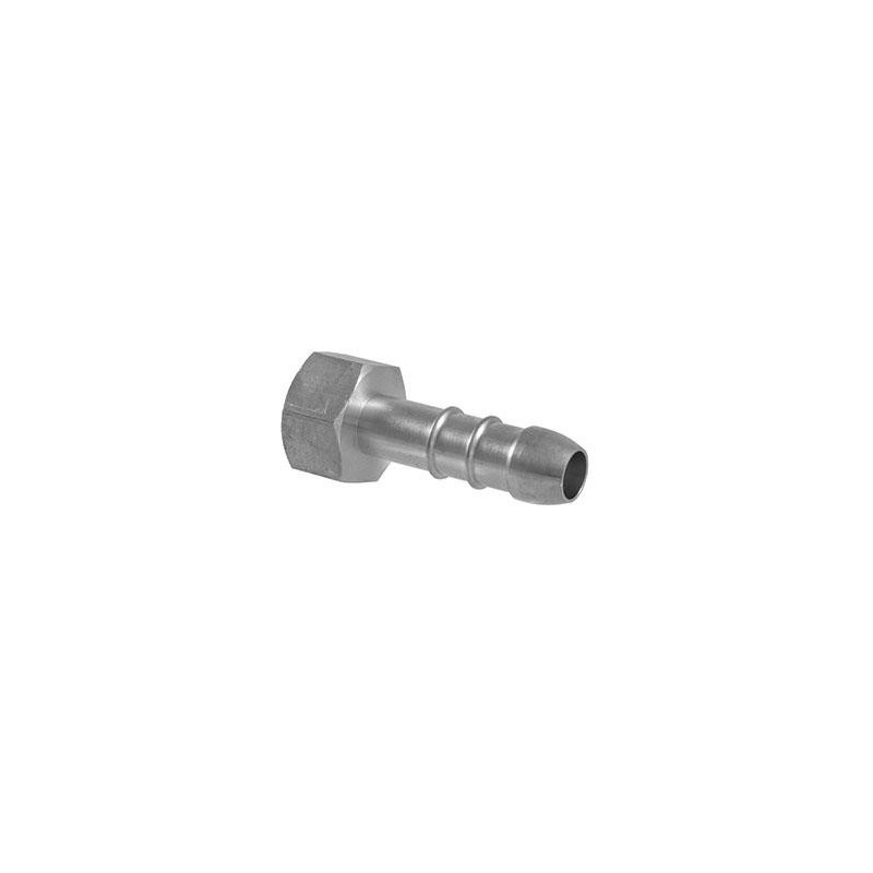 FEMALE HOSE NIPPLE LPG 1 / 2"X10 NICKEL