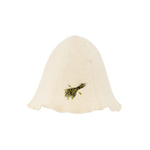Sauna hat with whisk...