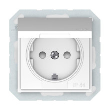 SOCKET WHITE IP44...