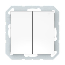 Jungiklis VILMA QR1000, 2 klav., baltos spalvos, IP44