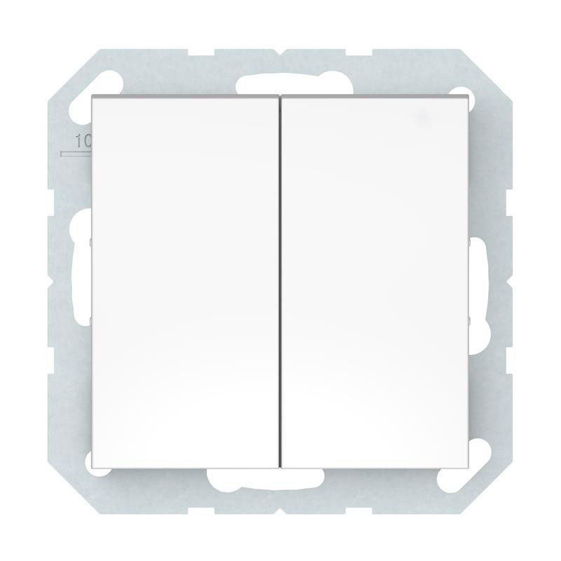 Jungiklis VILMA QR1000, 2 klav., baltos spalvos, IP44