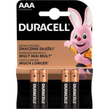 Elementai Duracell, AAA / LR03, 1.5V, 4 vnt.