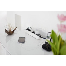ECOLOR EXT.SOCKET 5.WAY WHITE / BLACK 1,5M ECOLOR EXT.SOCKET 5.WAY WHITE / BLACK 1,5M