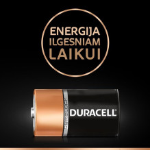Elementai DURACELL, D / LR20, 1.5V, 2 vnt. Elementai DURACELL, D / LR20, 1.5V, 2 vnt.