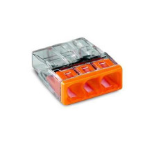 TERMINAL BLOCK 3X2,5 24A WAGO 100 PCS