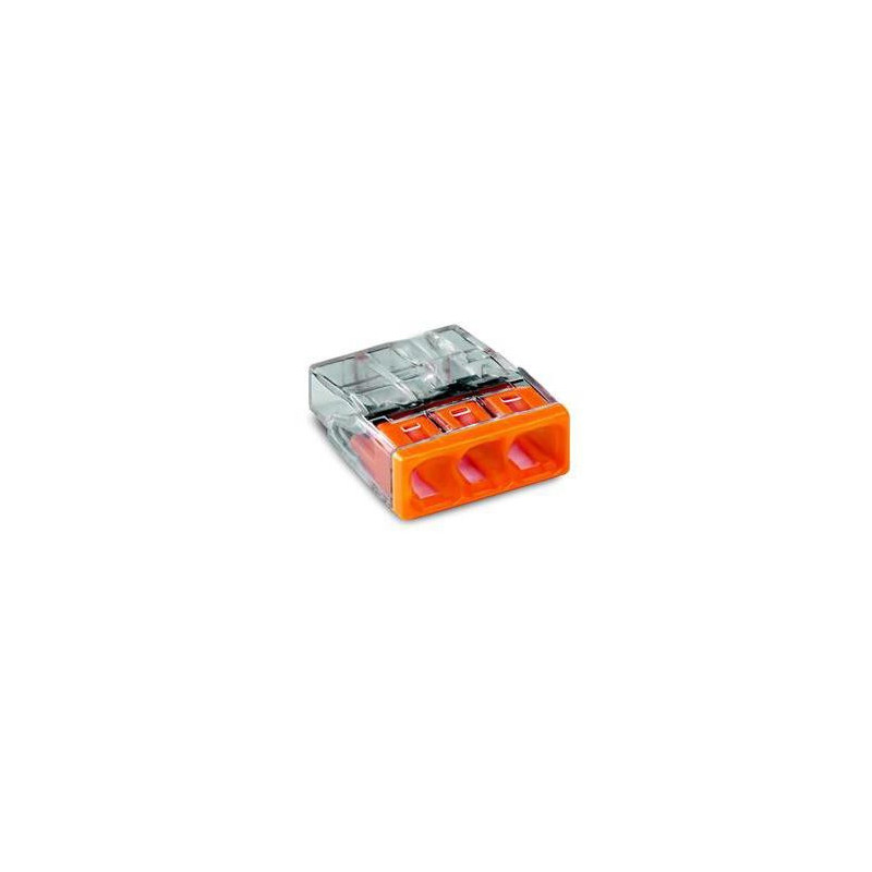 TERMINAL BLOCK 3X2,5 24A WAGO 100 PCS