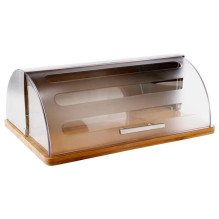 Bread box inox+ps + bambou