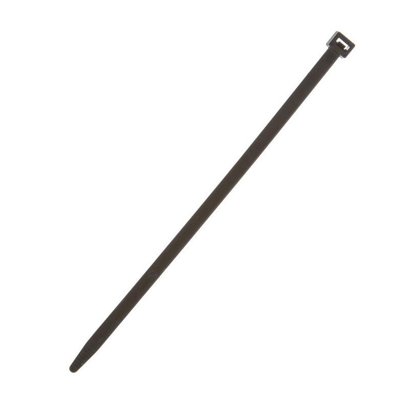Tvirtinimo dirželis Elematic, 7,8 x 240 mm, juodas