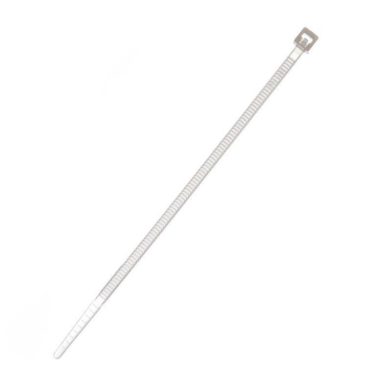 Tvirtinimo dirželis Elematic, 2,5 x 98 mm, baltas